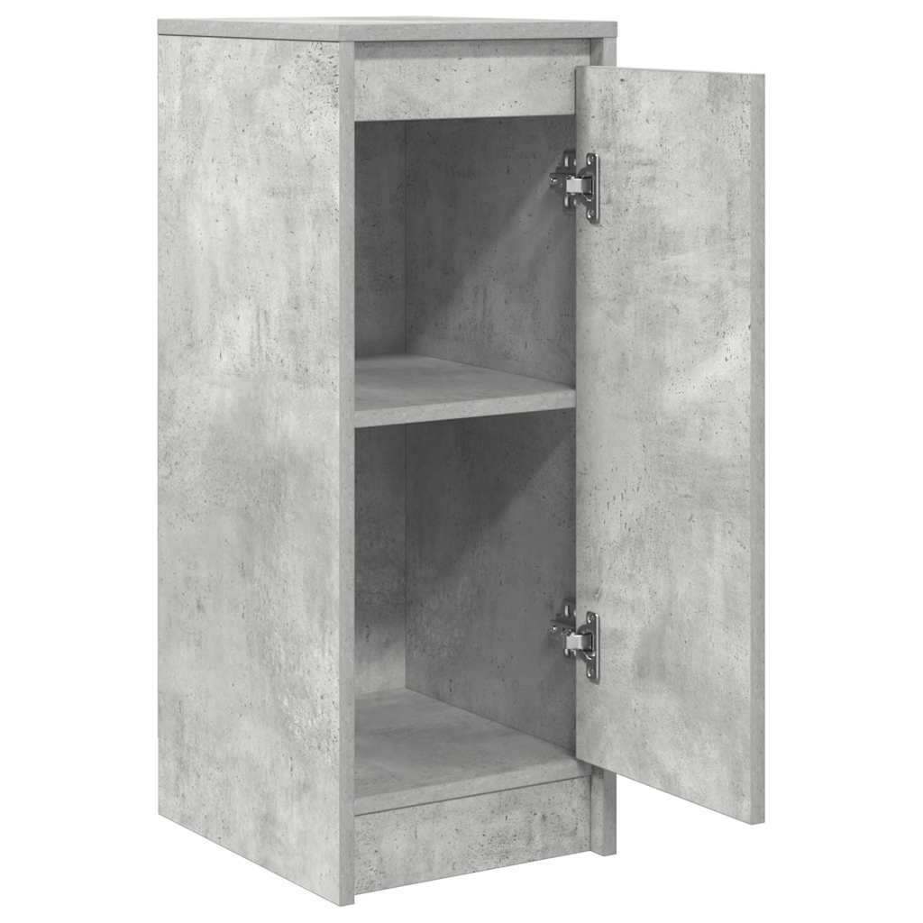 Sideboard Concrete Grey 29.5x34x76 cm Engineered Wood