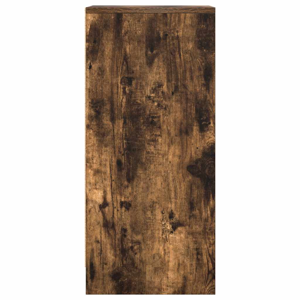 Sideboard Smoked Oak 29.5x34x76 cm Engineered Wood