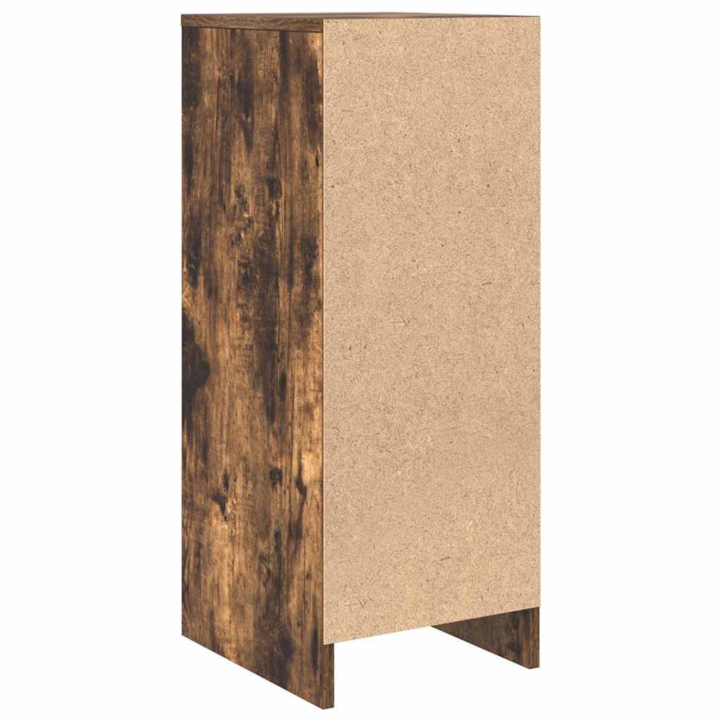 Sideboard Smoked Oak 29.5x34x76 cm Engineered Wood