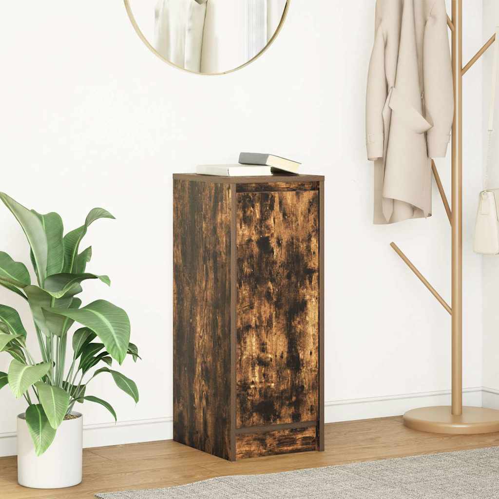 Sideboard Smoked Oak 29.5x34x76 cm Engineered Wood