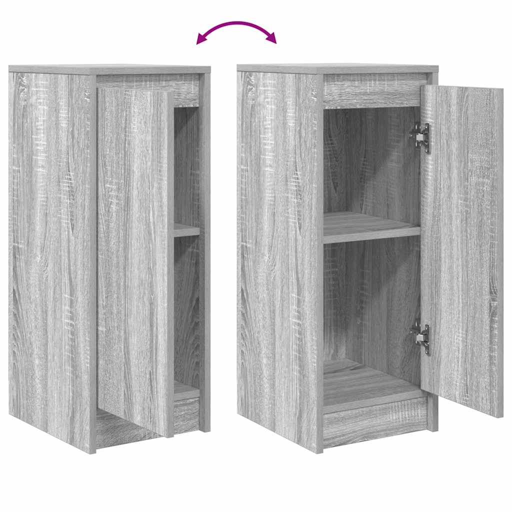 Sideboard Grey Sonoma 29.5x34x76 cm Engineered Wood