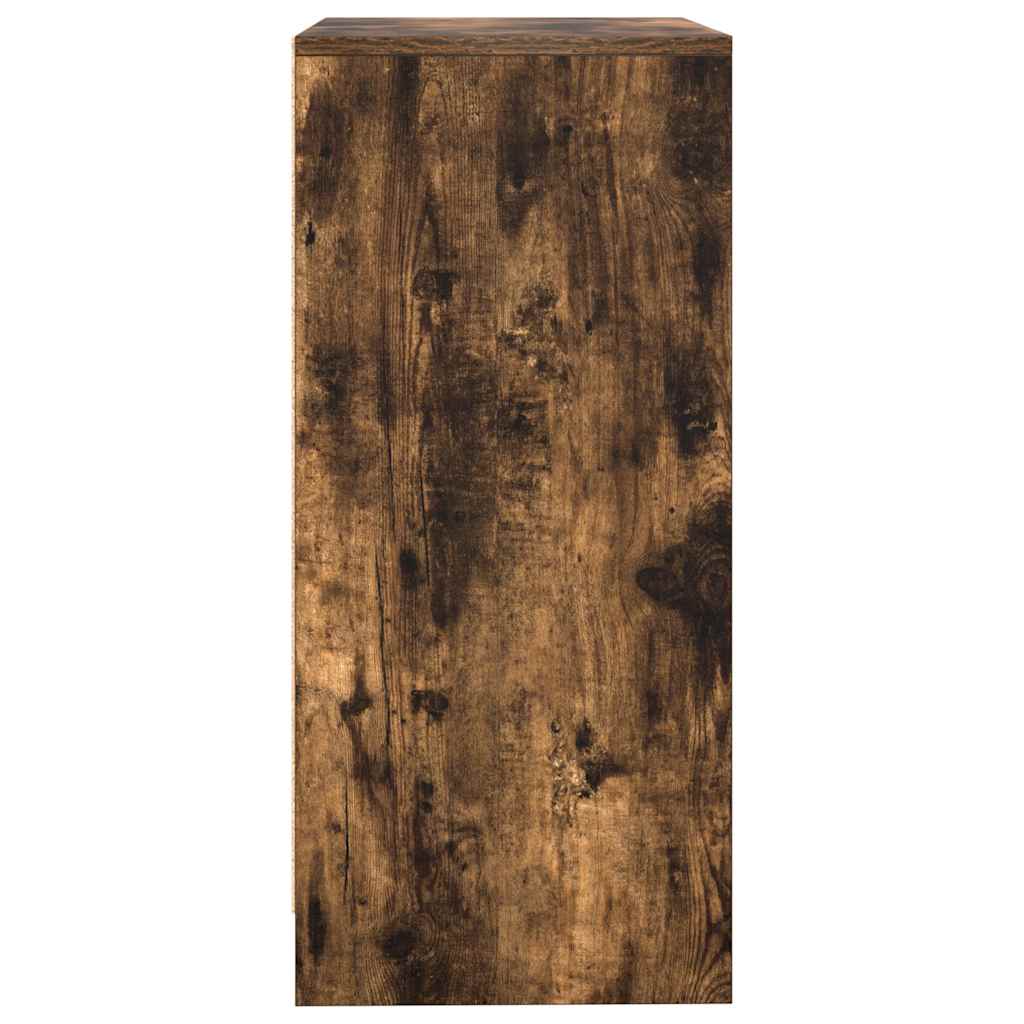 Sideboard Smoked Oak 57x34x76 cm Engineered Wood