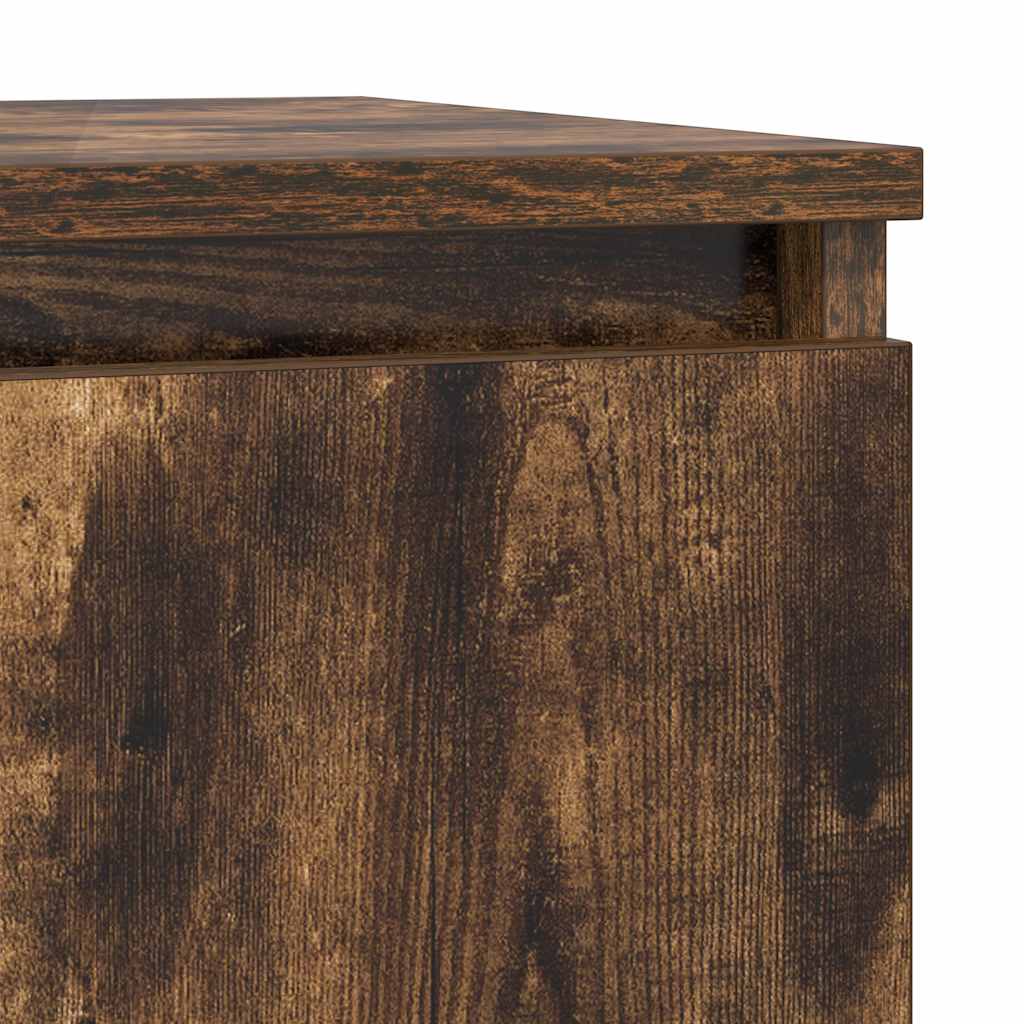 Sideboard Smoked Oak 57x34x76 cm Engineered Wood