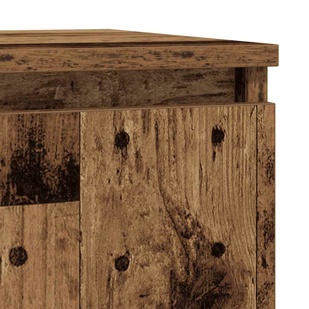 Sideboard Old Wood 57x34x76 cm Engineered Wood