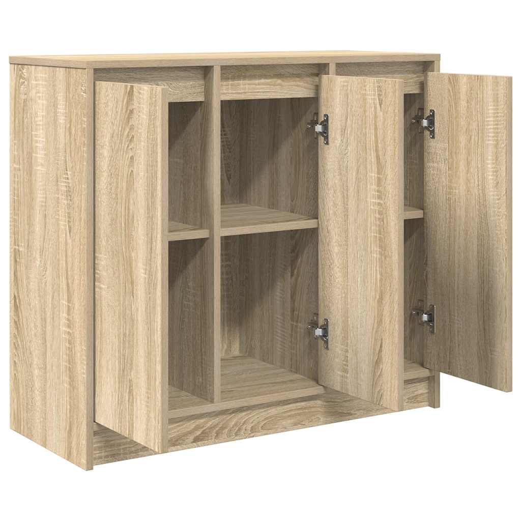 Sideboard Sonoma Oak 85x34x76 cm Engineered Wood