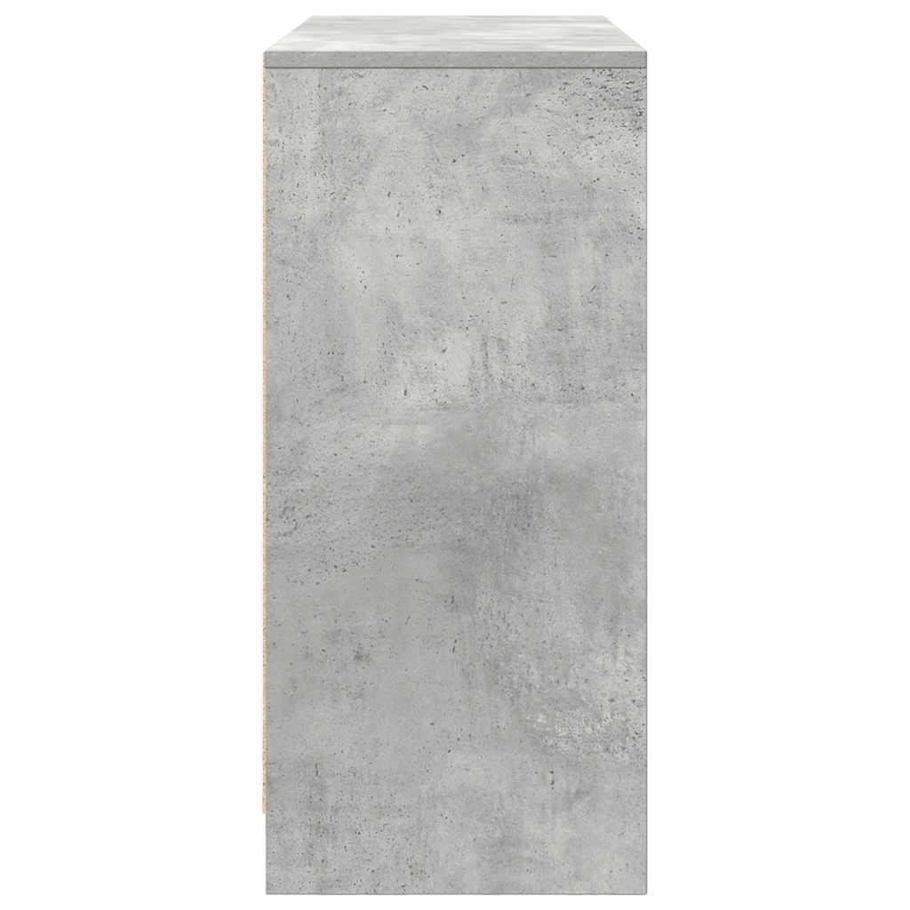 Sideboard Concrete Grey 85x34x76 cm Engineered Wood