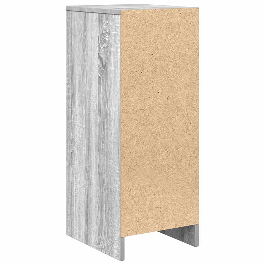 Sideboard Grey Sonoma 29.5x34x76 cm Engineered Wood