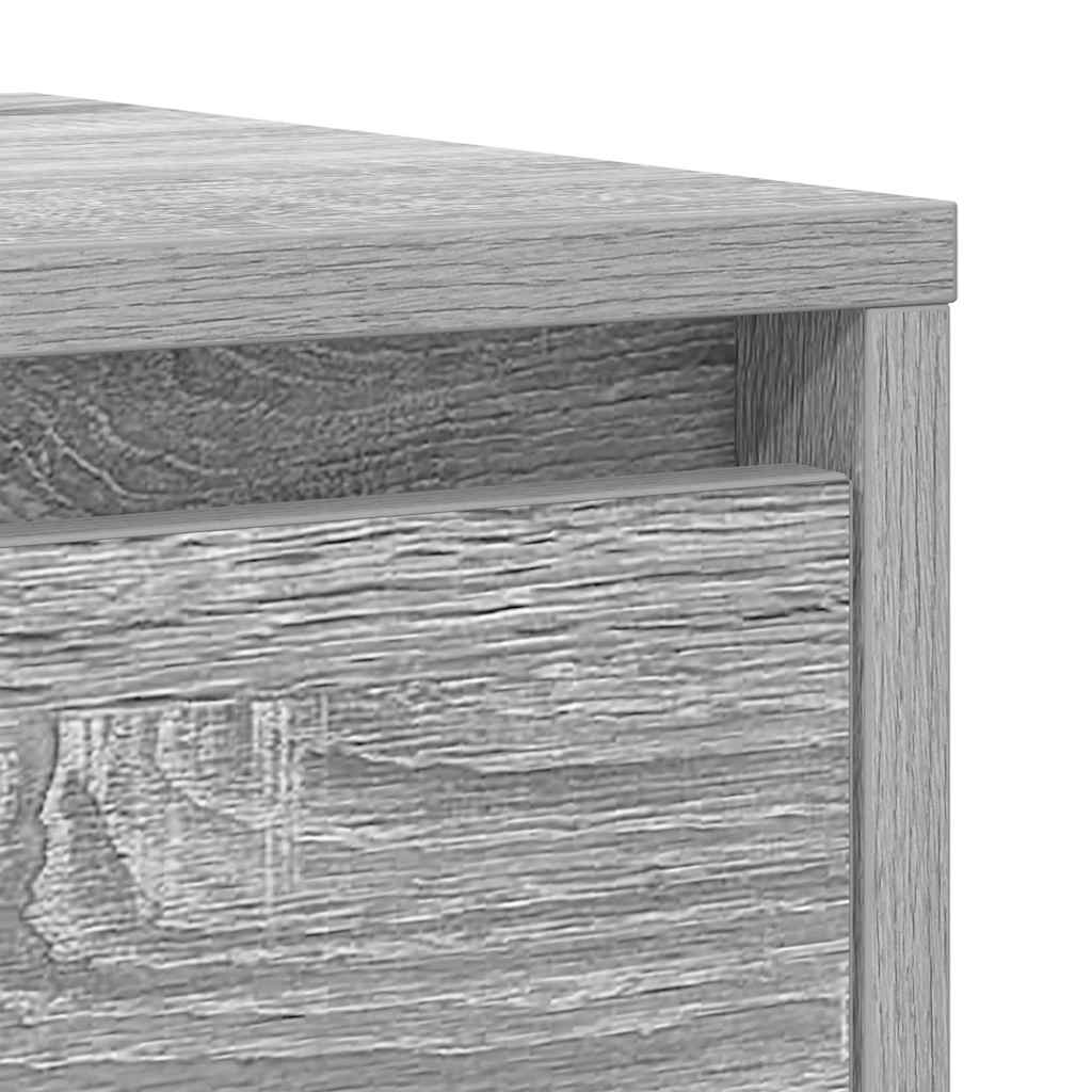 Sideboard Grey Sonoma 29.5x34x76 cm Engineered Wood