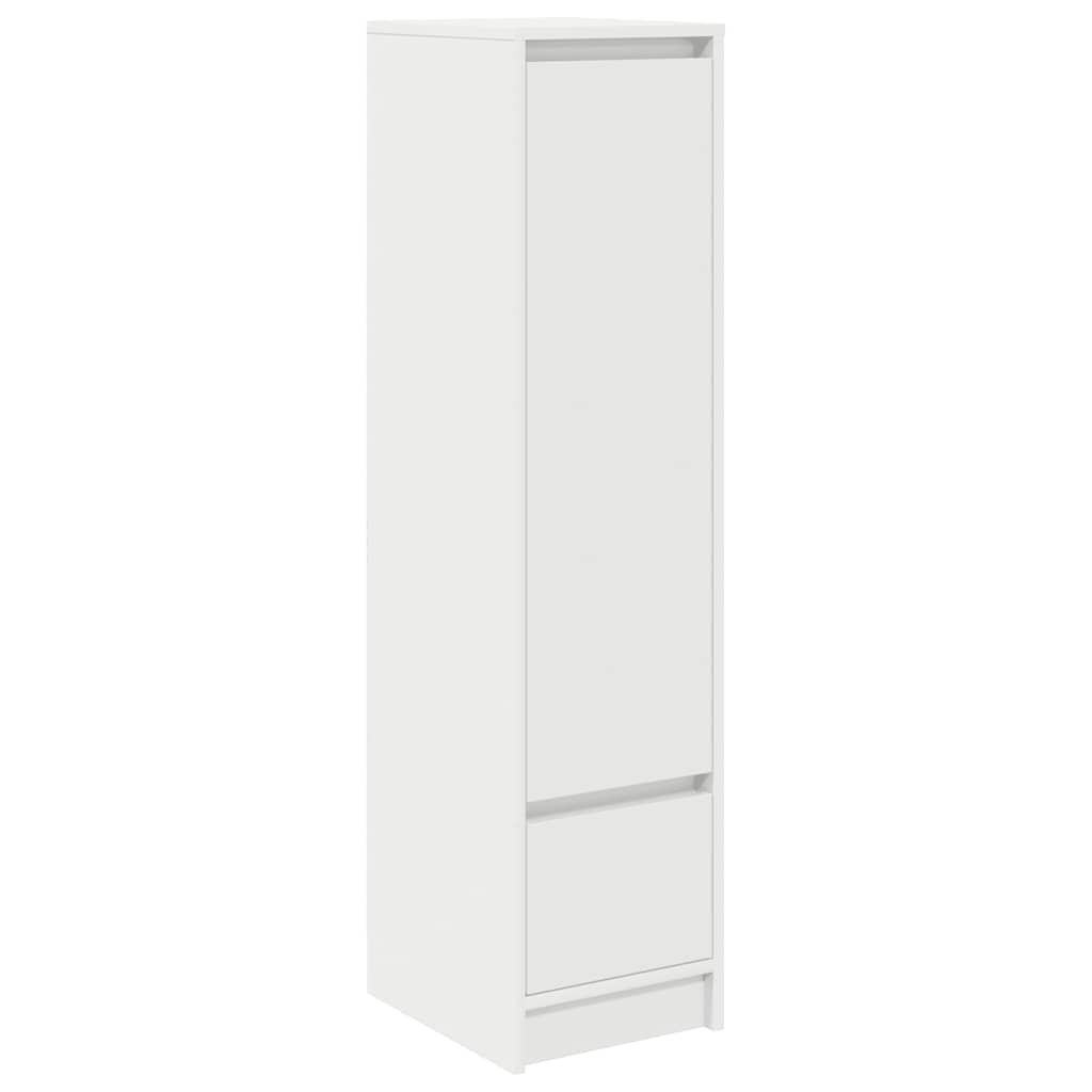 Highboard White 29,5x34x119,5 cm Engineered Wood