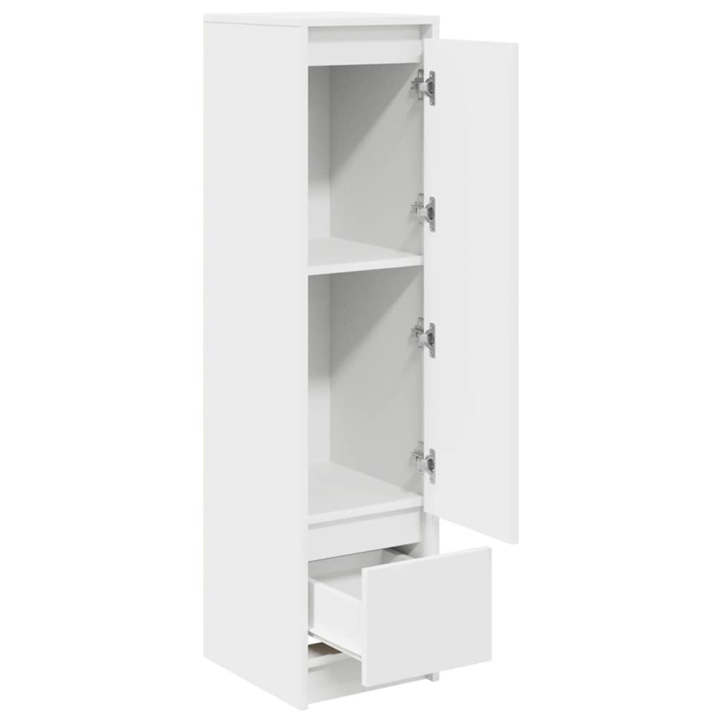 Highboard White 29,5x34x119,5 cm Engineered Wood