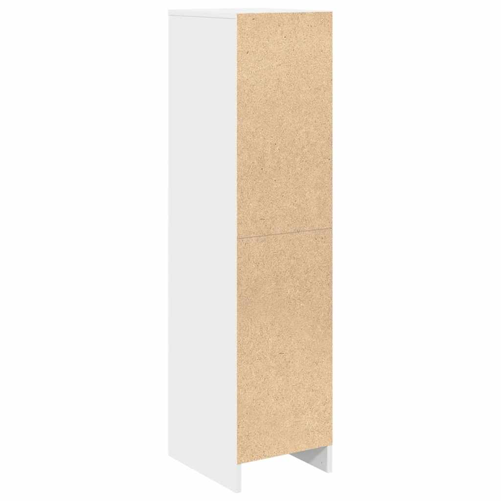 Highboard White 29,5x34x119,5 cm Engineered Wood