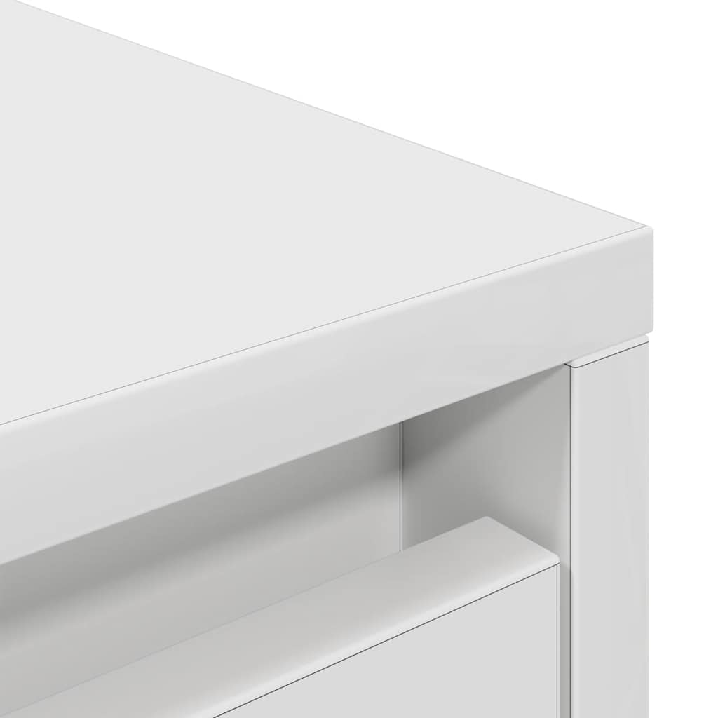 Highboard White 29,5x34x119,5 cm Engineered Wood