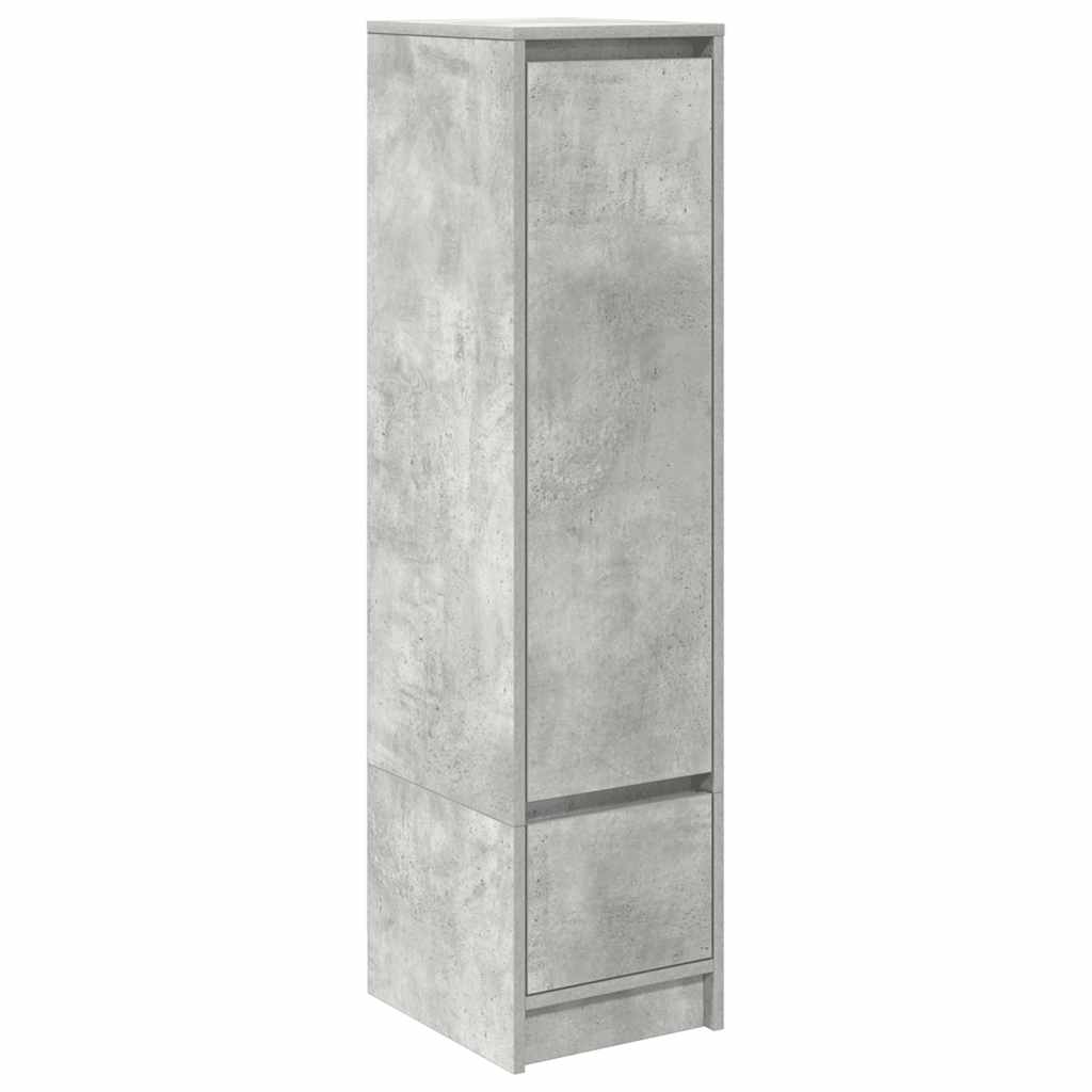 Highboard Concrete Grey 29,5x34x119,5 cm Engineered Wood