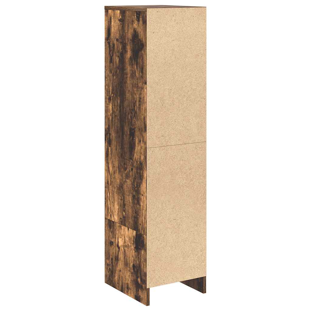 Highboard Smoked Oak 29.5x34x119.5 cm Engineered Wood