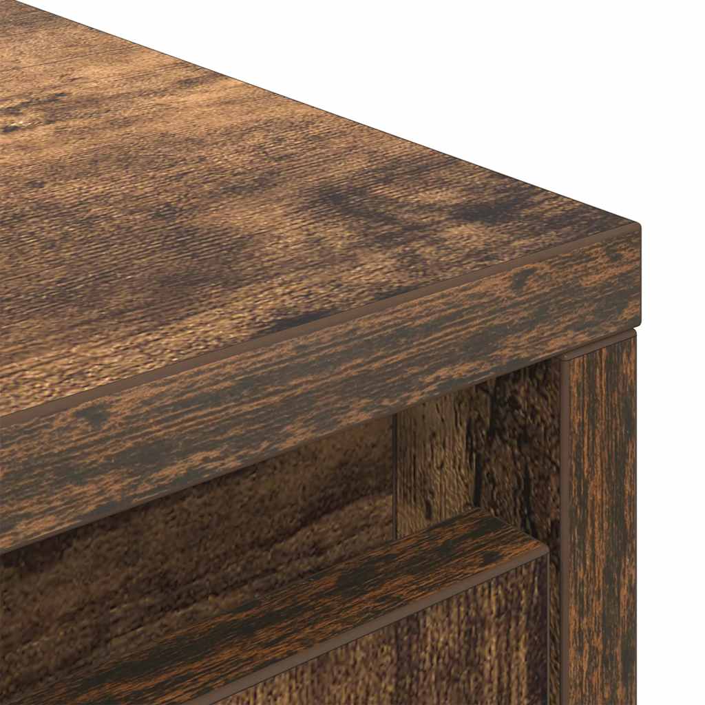 Highboard Smoked Oak 29,5x34x119,5 cm Engineered Wood