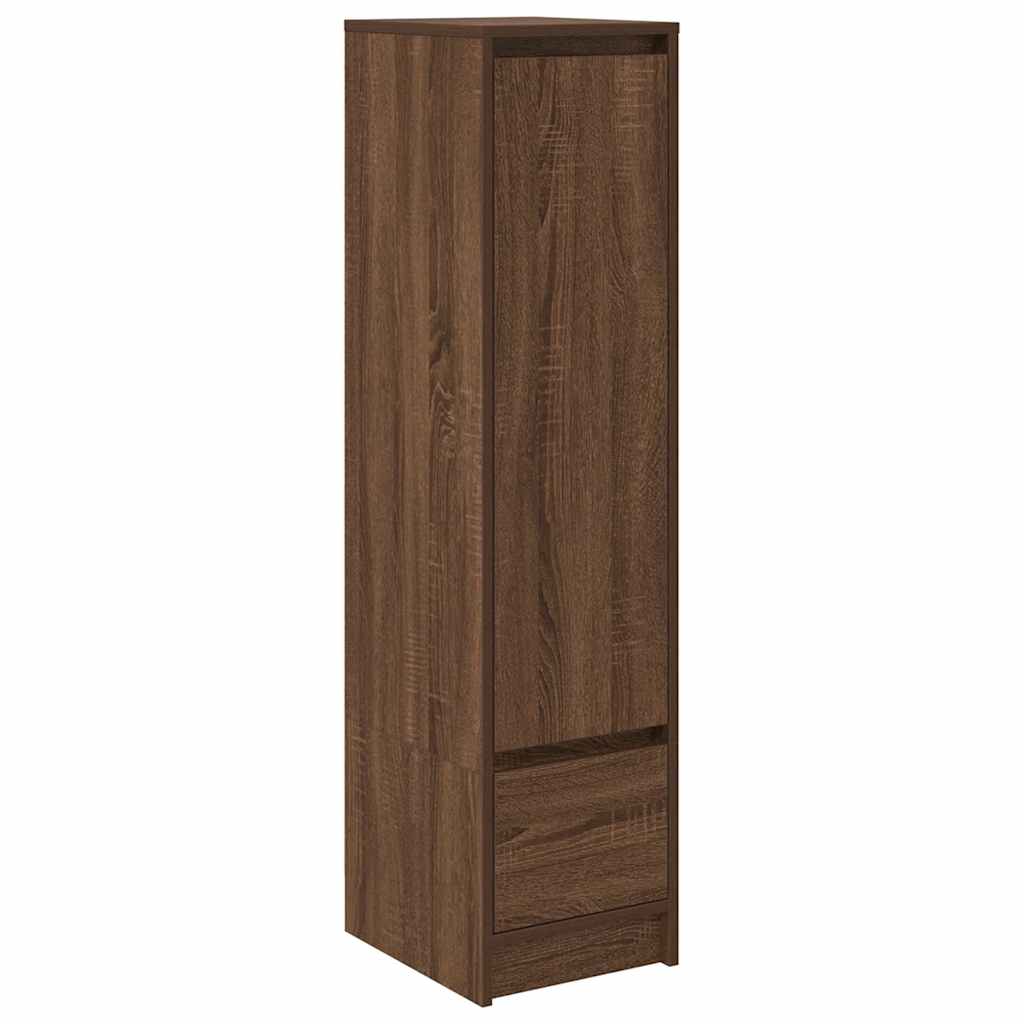 Highboard Brown Oak 29,5x34x119,5 cm Engineered Wood