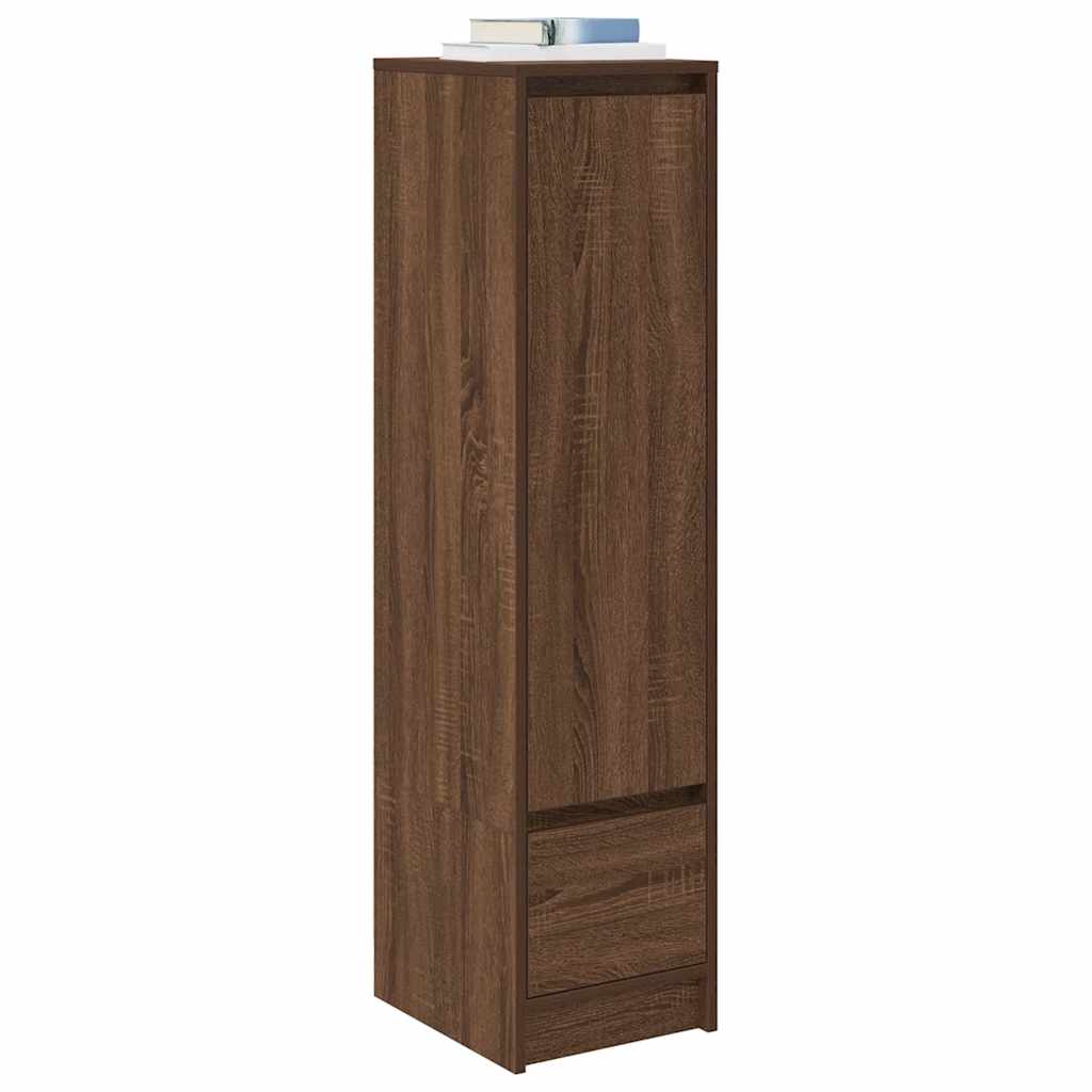 Highboard Brown Oak 29,5x34x119,5 cm Engineered Wood