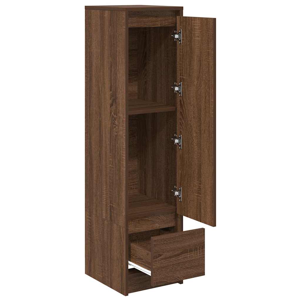 Highboard Brown Oak 29,5x34x119,5 cm Engineered Wood