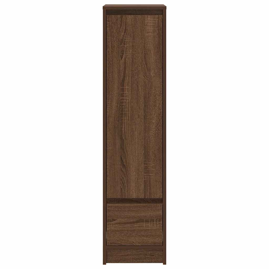Highboard Brown Oak 29,5x34x119,5 cm Engineered Wood
