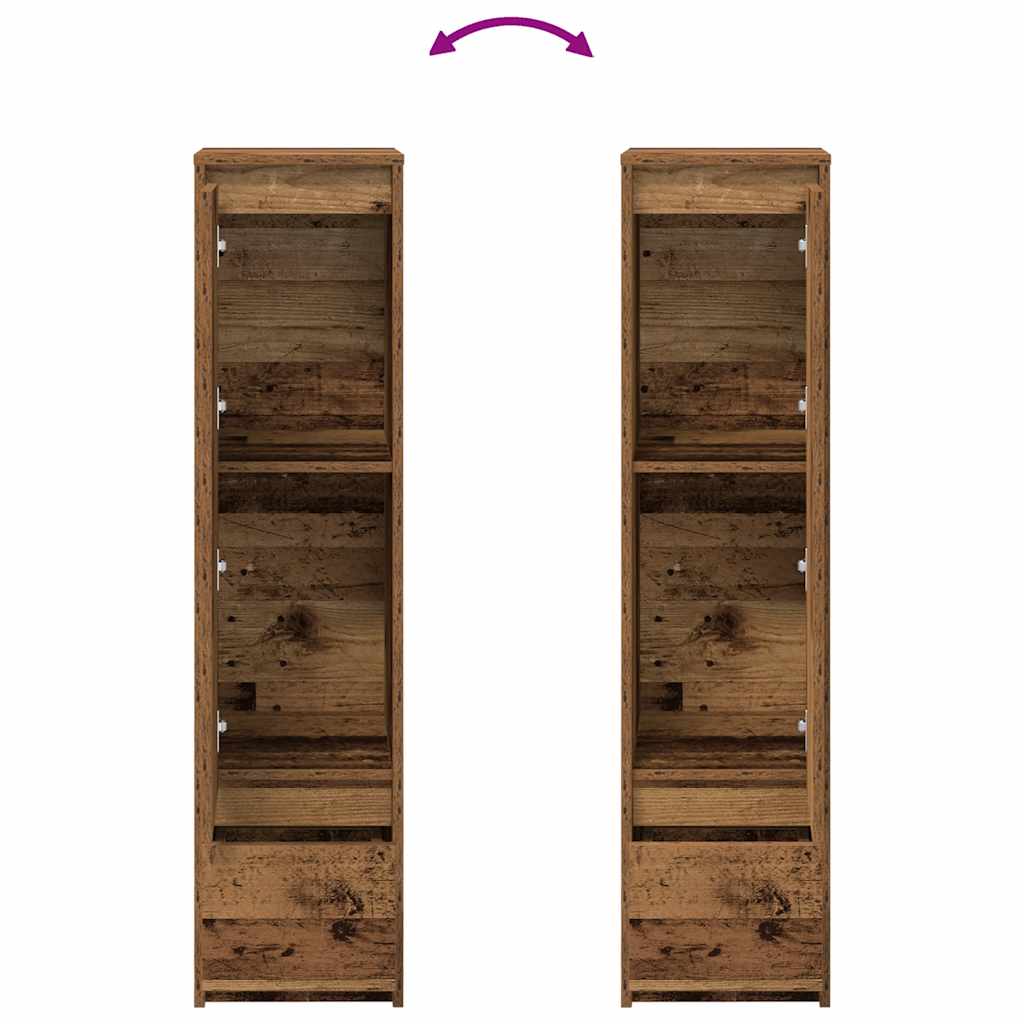 Highboard Old Wood 29.5x34x119.5 cm Engineered Wood