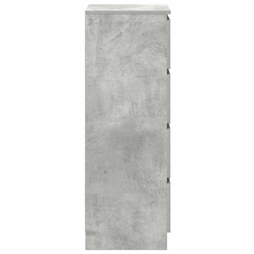 Sideboard Concrete Grey 37.5x35x99 cm Engineered Wood