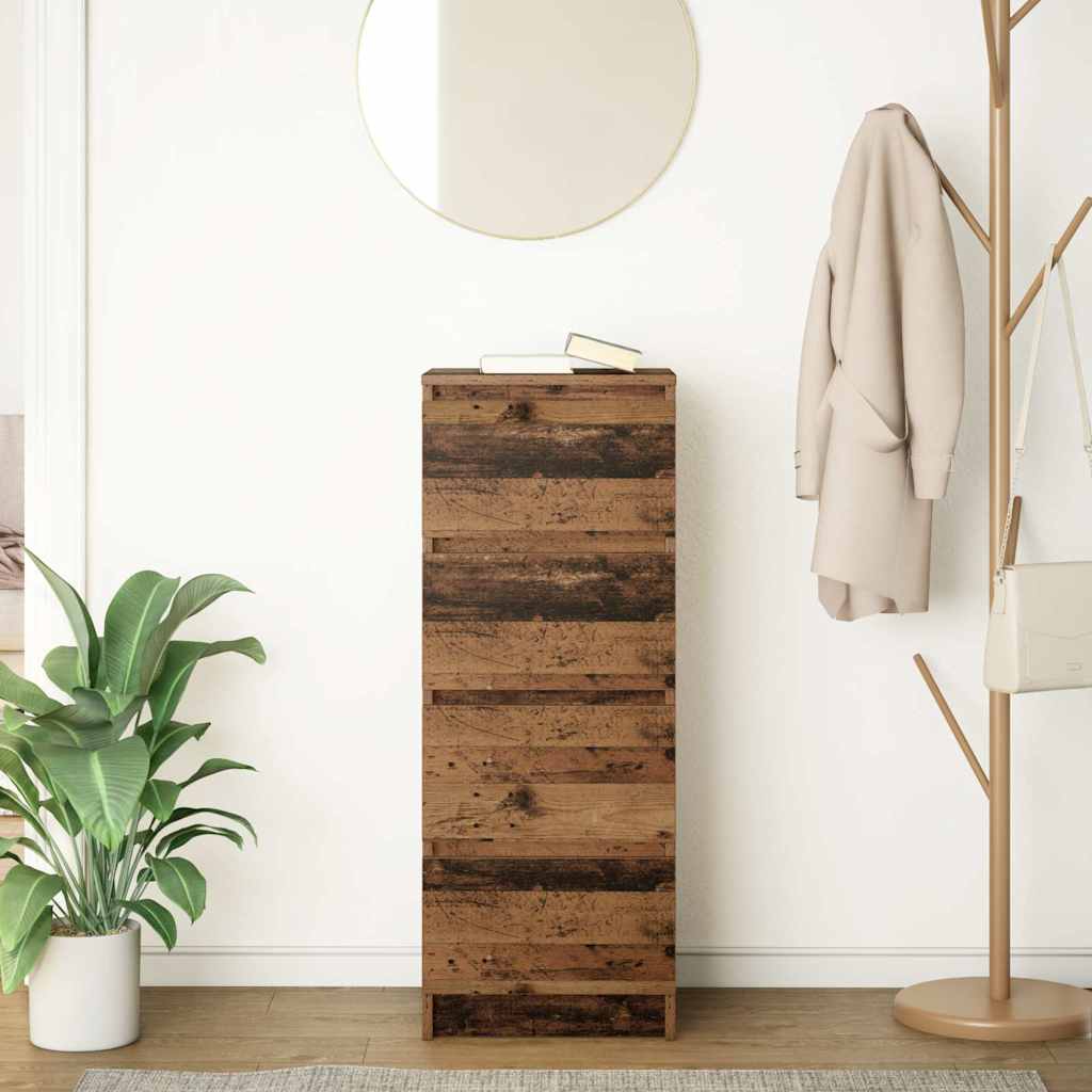 Sideboard Old Wood 37.5x35x99 cm Engineered Wood