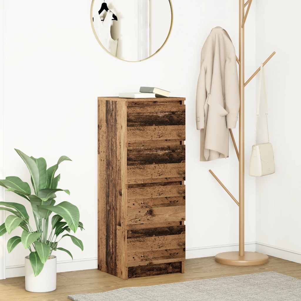 Sideboard Old Wood 37.5x35x99 cm Engineered Wood