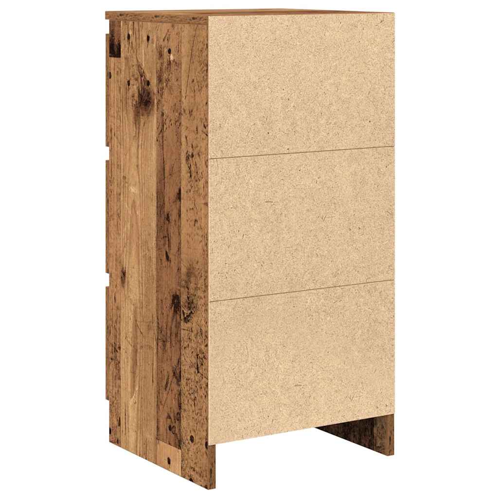 Sideboard Old Wood 37.5x35x76 cm Engineered Wood