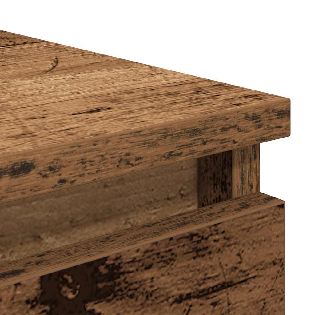 Sideboard Old Wood 37.5x35x76 cm Engineered Wood
