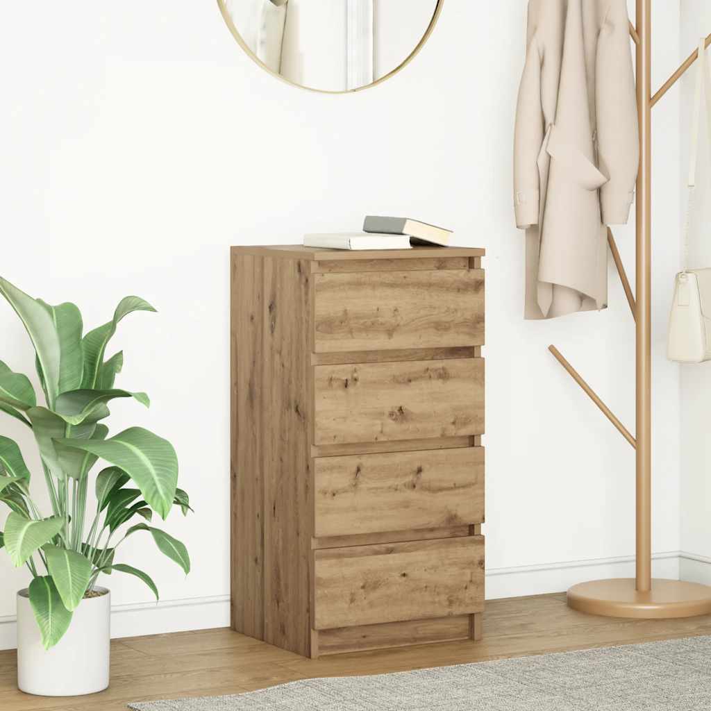 Sideboard Artisan Oak 37.5x35x76 cm Engineered Wood