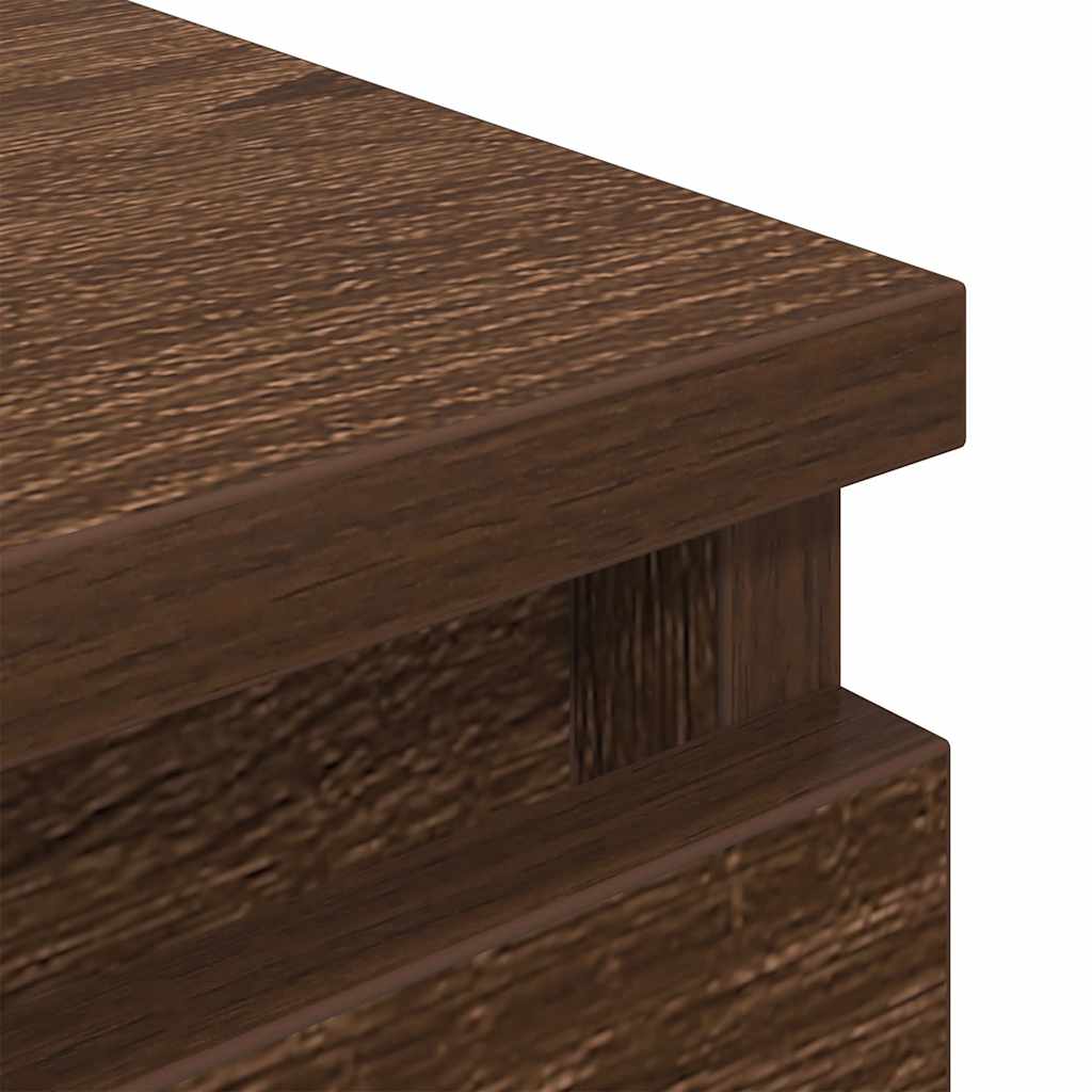 TV Cabinet Brown Oak 40x35x54 cm Engineered Wood