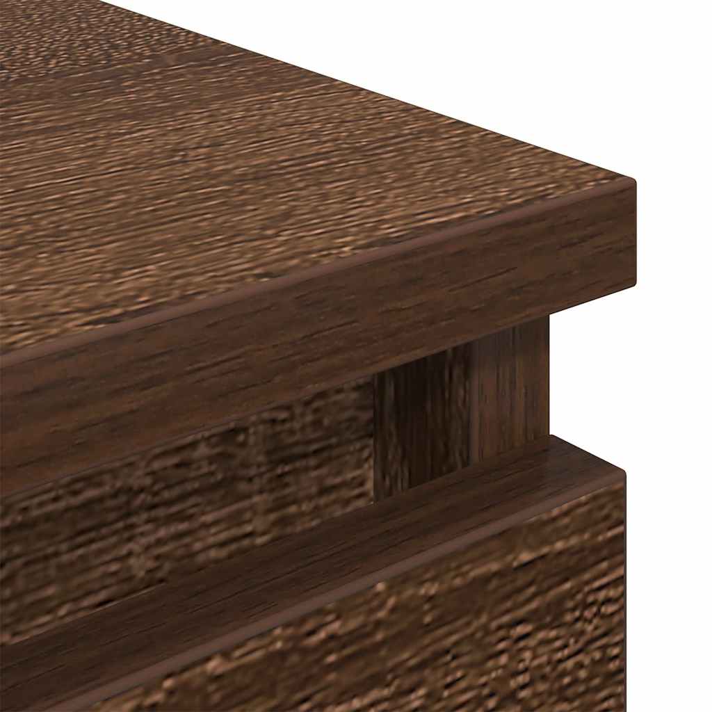 TV Cabinet Brown Oak 60x35x54 cm Engineered Wood