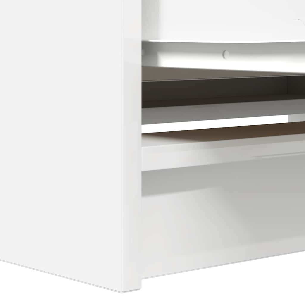 TV Cabinet White 80x35x54 cm Engineered Wood