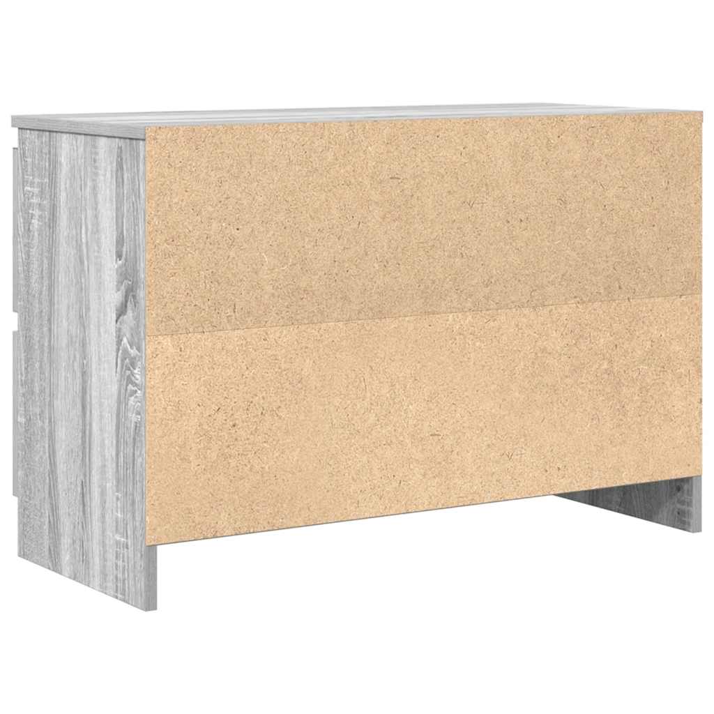 TV Cabinet Grey Sonoma 80x35x54 cm Engineered Wood