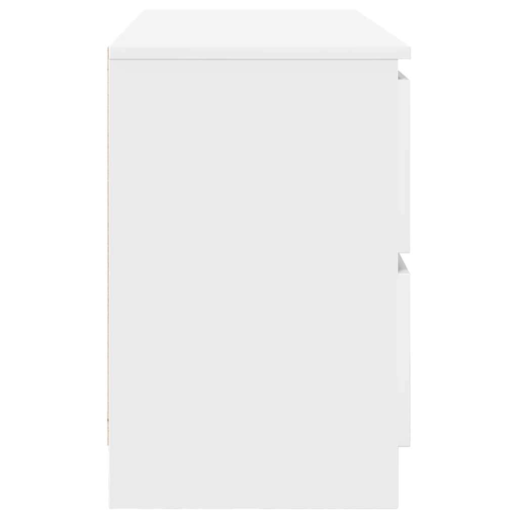 TV Cabinet White 100x35x54 cm Engineered Wood