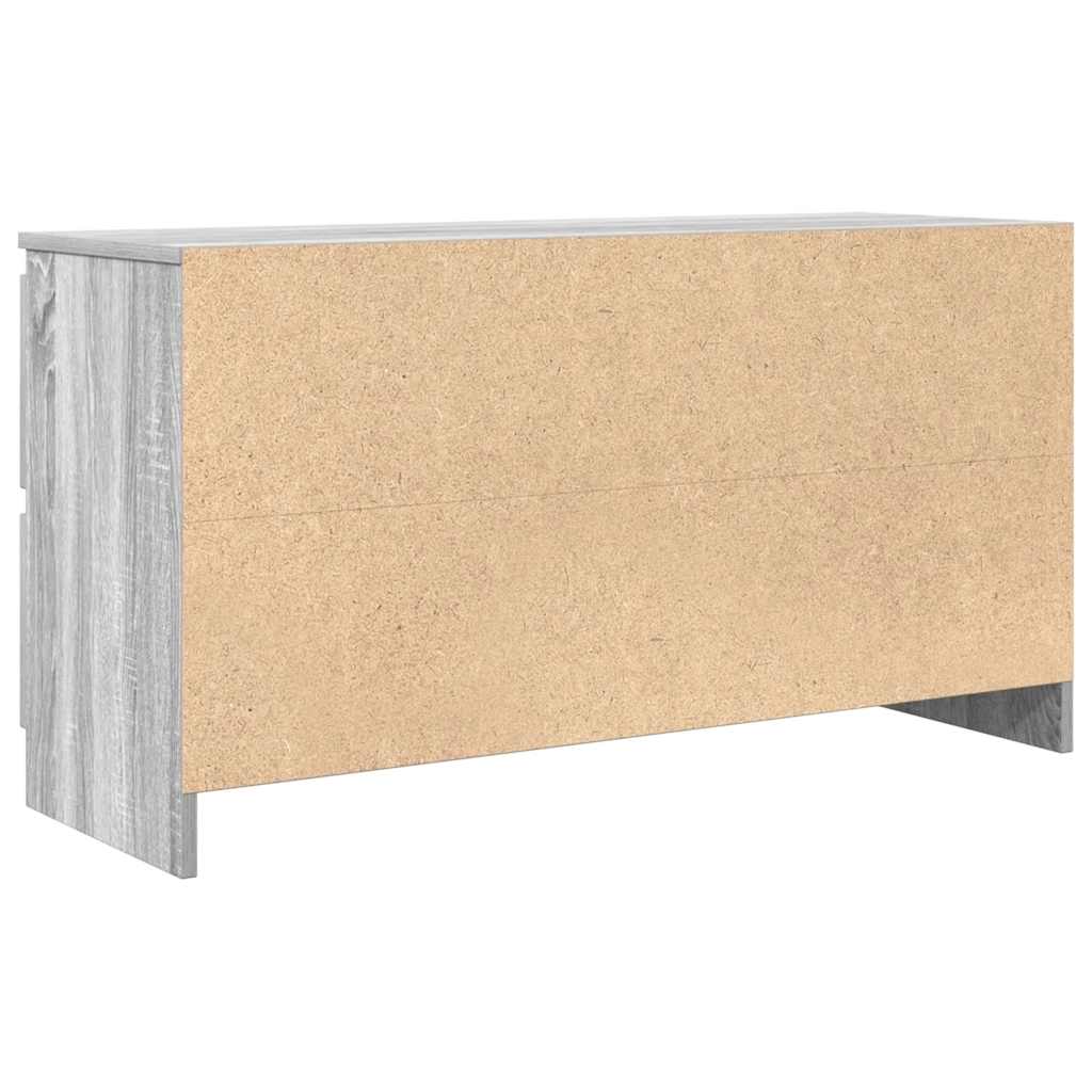 TV Cabinet Grey Sonoma 100x35x54 cm Engineered Wood
