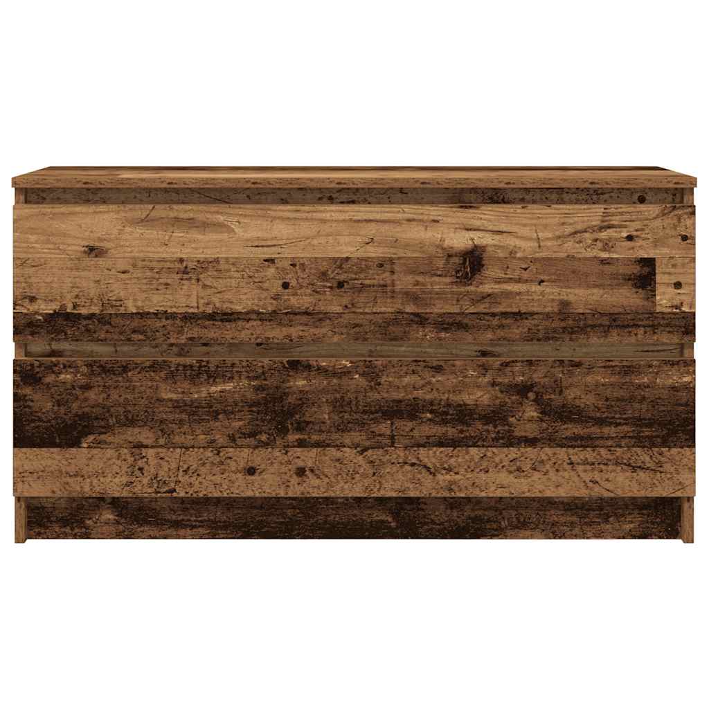 TV Cabinet Old Wood 100x35x54 cm Engineered Wood