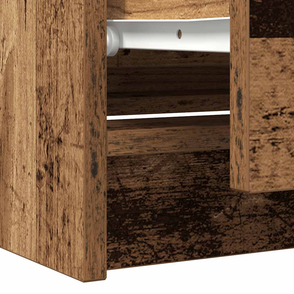 TV Cabinet Old Wood 100x35x54 cm Engineered Wood