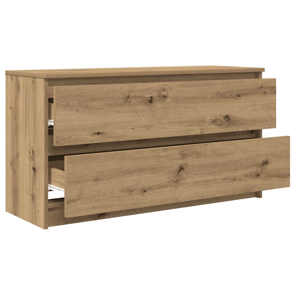 TV Cabinet Artisan Oak 100x35x54 cm Engineered Wood