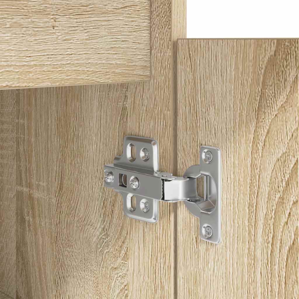 Desk Sonoma Oak 86x49x76 cm Engineered Wood
