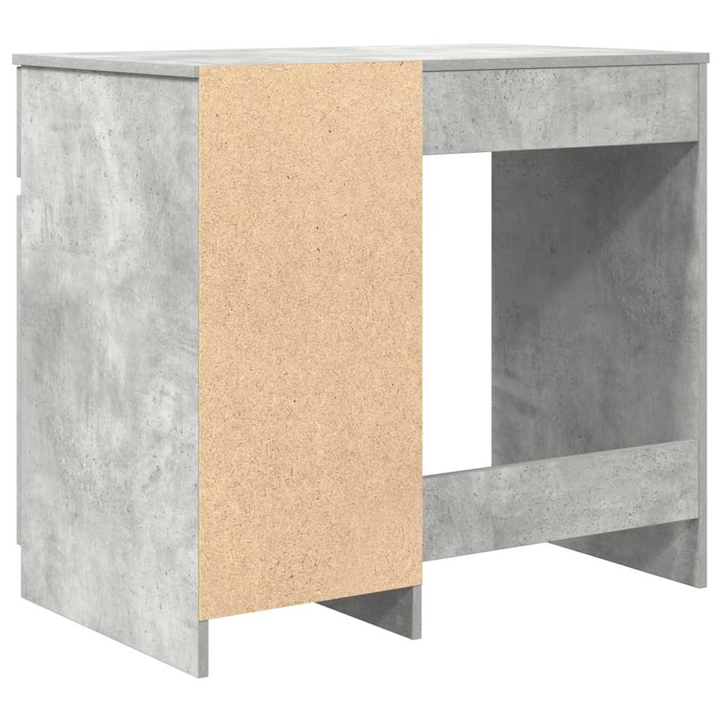 Desk Concrete Grey 86x49x76 cm Engineered Wood