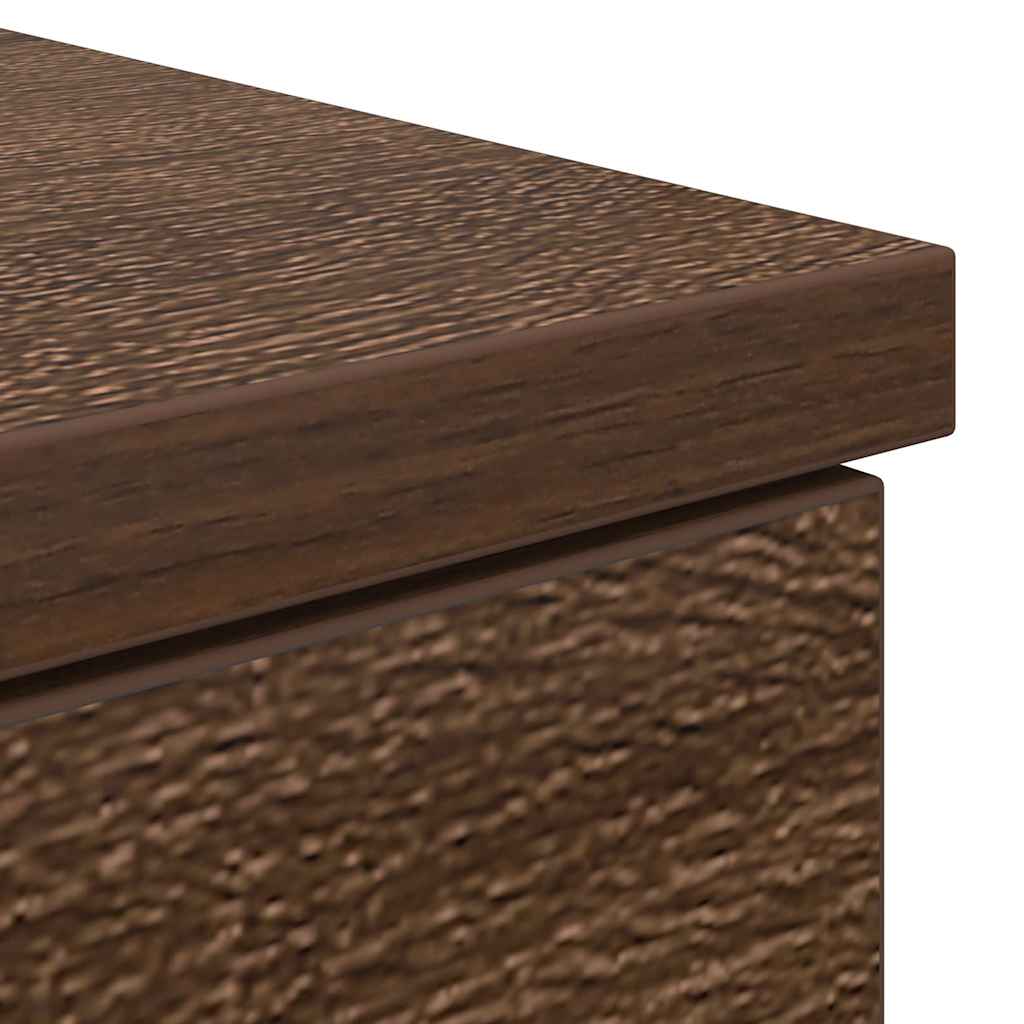 Desk Brown Oak 86x49x76 cm Engineered Wood
