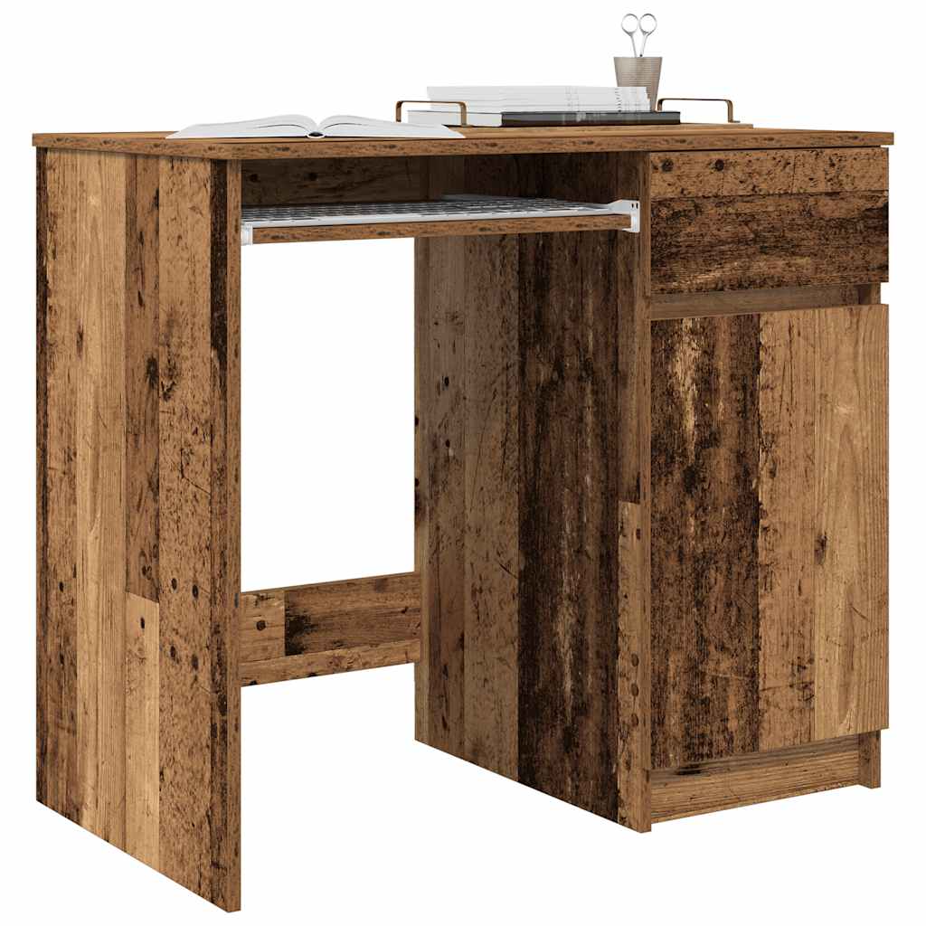 Desk Old Wood 86x49x76 cm Engineered Wood