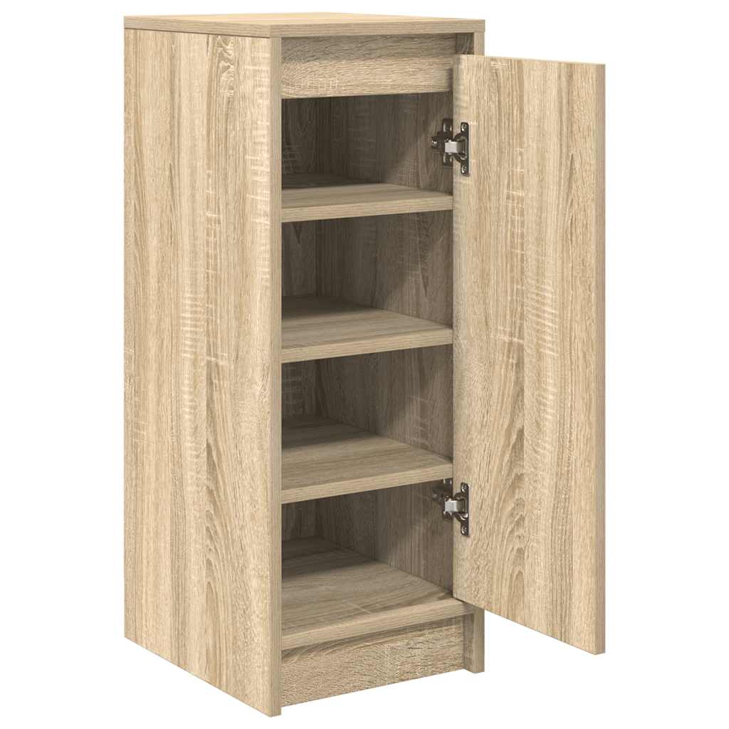 Shoe Cabinet Sonoma Oak 29.5x34x76 cm Engineered Wood