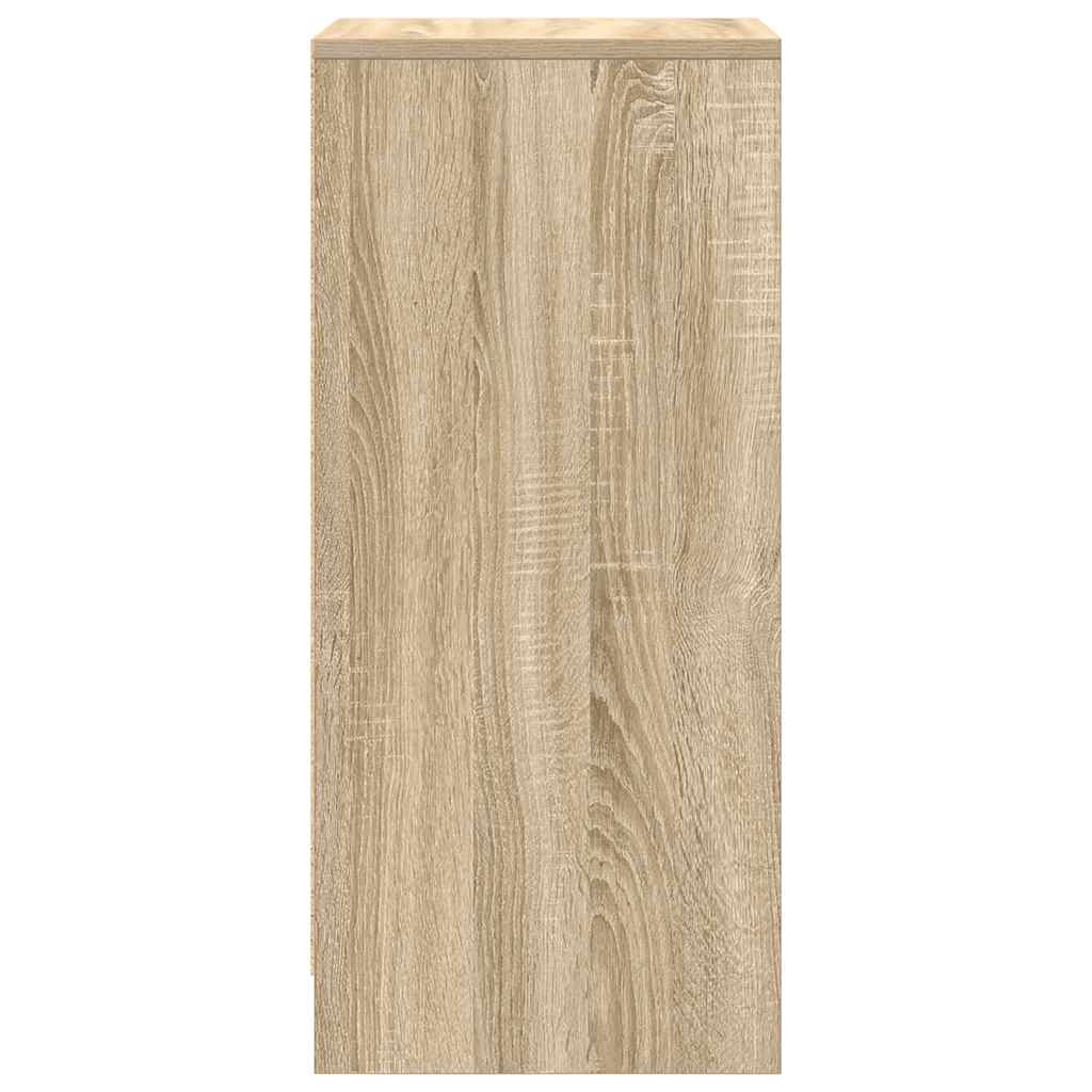 Shoe Cabinet Sonoma Oak 29.5x34x76 cm Engineered Wood