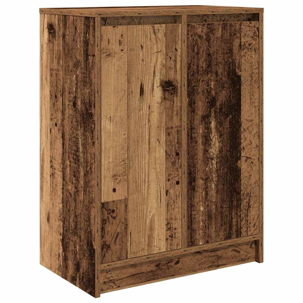 Shoe Cabinet Old Wood 57x34x76 cm Engineered Wood