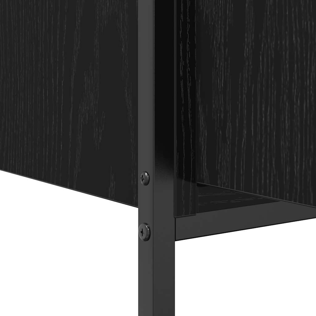 Bathroom Basin Cabinet Black 60x34,5x60 cm