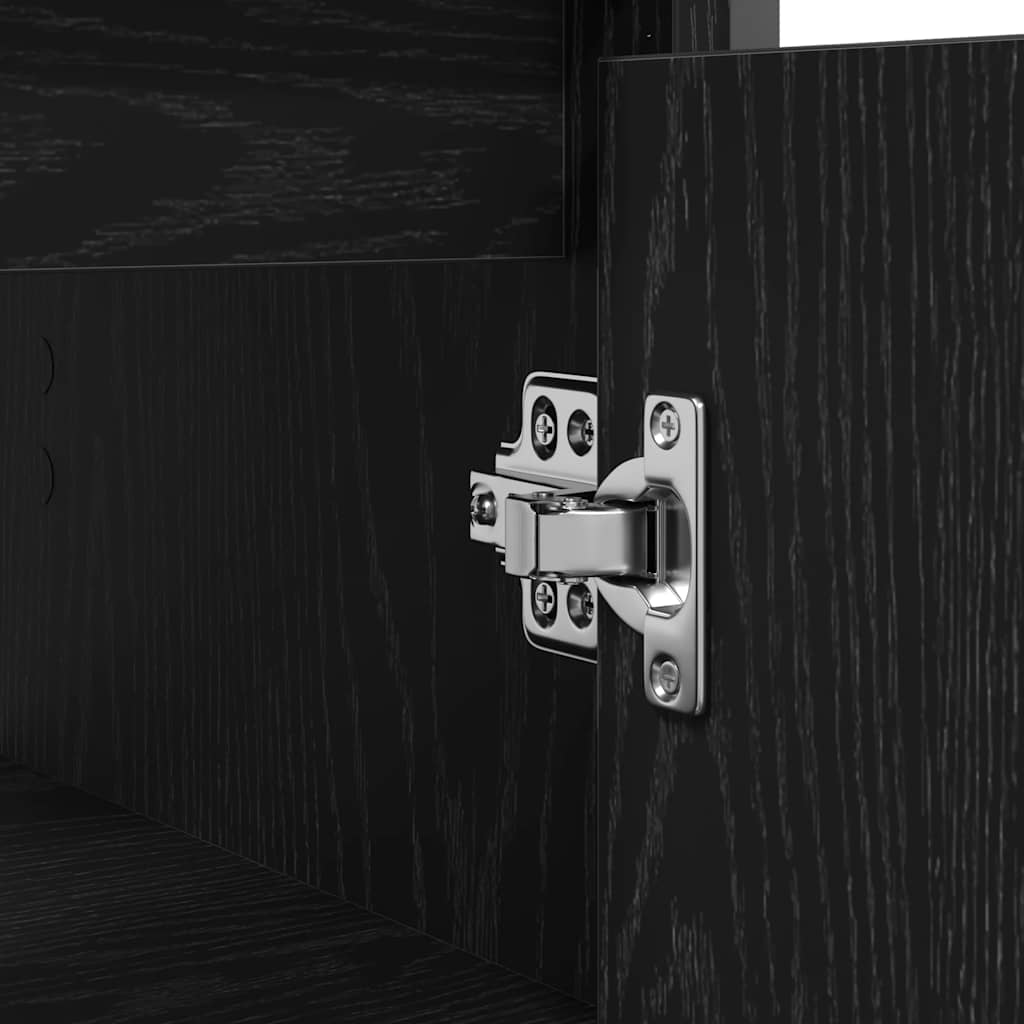 Bathroom Basin Cabinet Black 60x34,5x60 cm