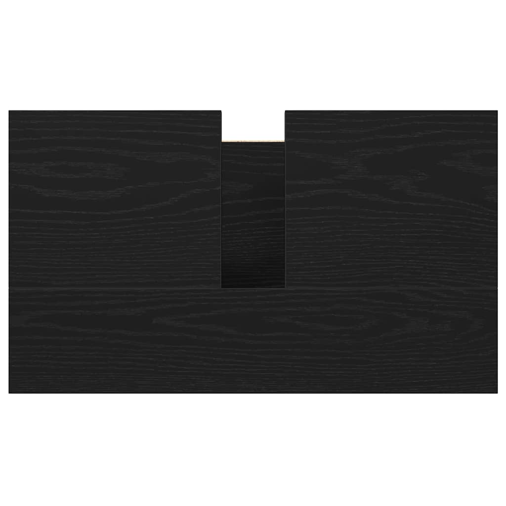 Bathroom Basin Cabinet Black 60x34,5x60 cm