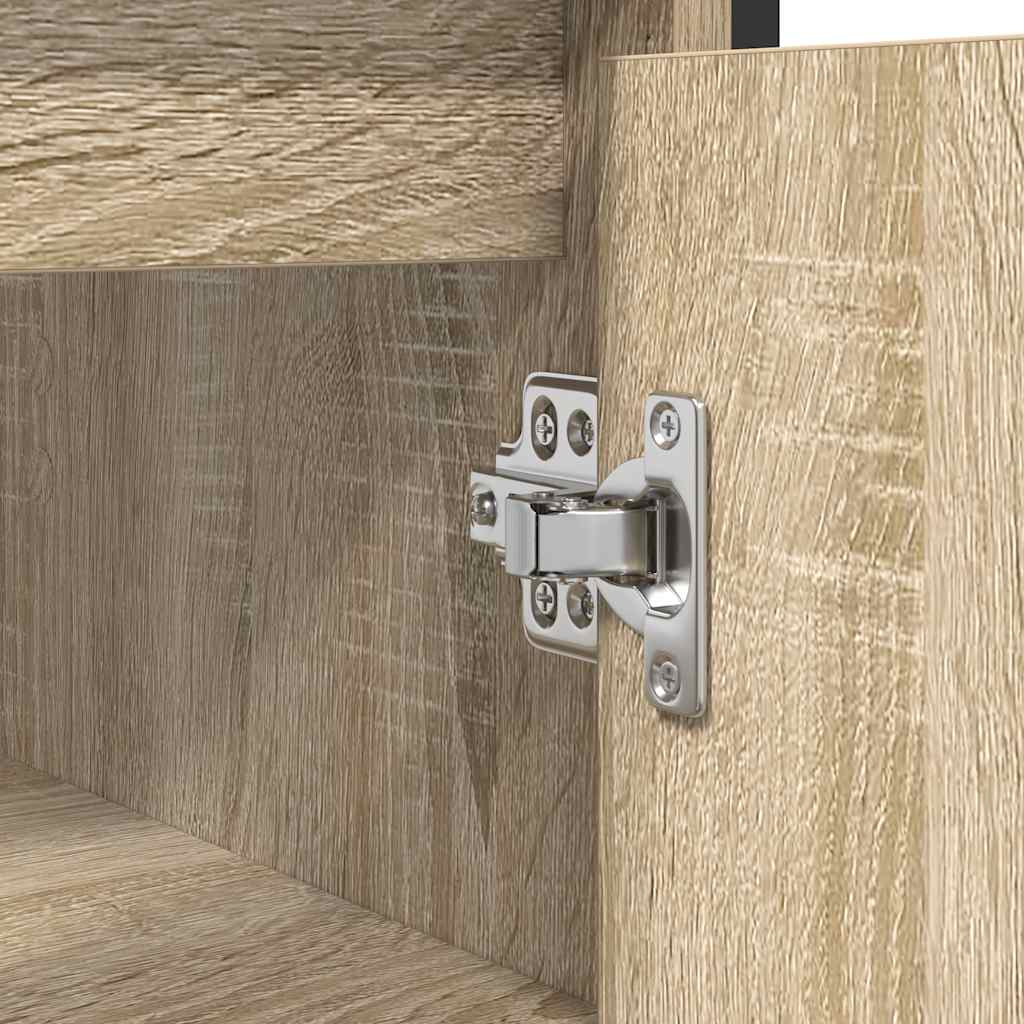Bathroom Basin Cabinet Sonoma Oak 60x34,5x60 cm